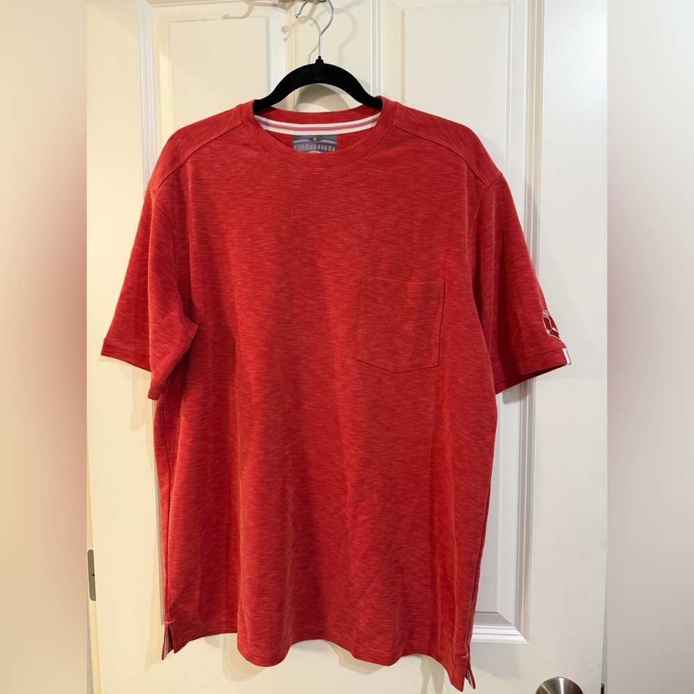 Tommy Bahama x mlb red socks short sleeve top.